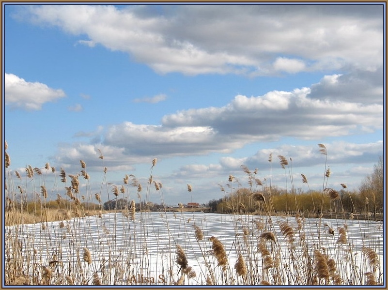 photo "***" tags: landscape, clouds, water, winter
