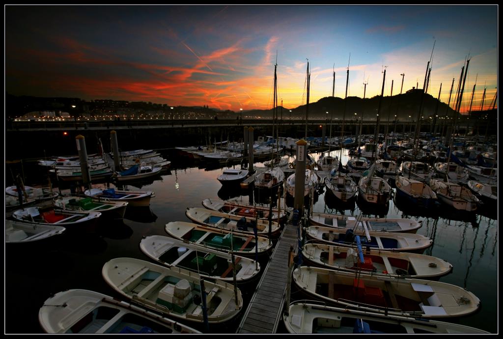 photo "Port at Dusk" tags: landscape, misc., water