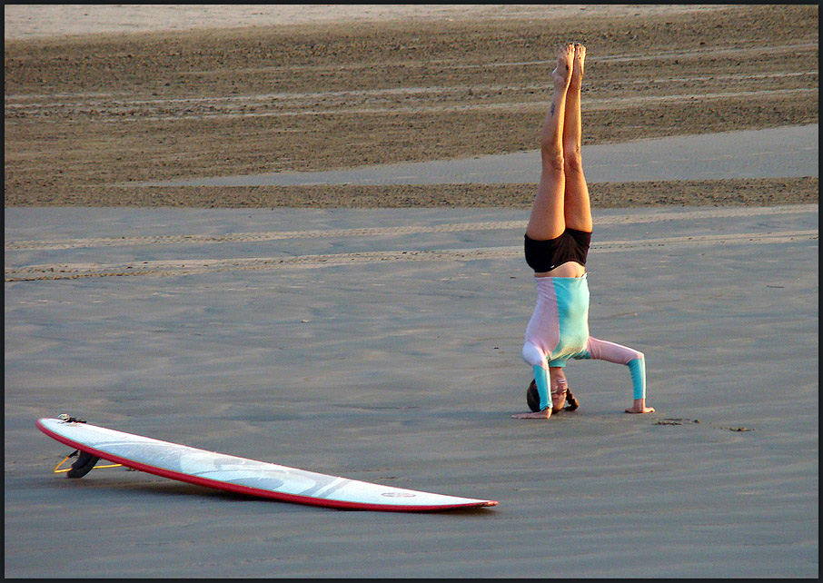 фото "Warming... To surf" метки: пейзаж, вода, закат