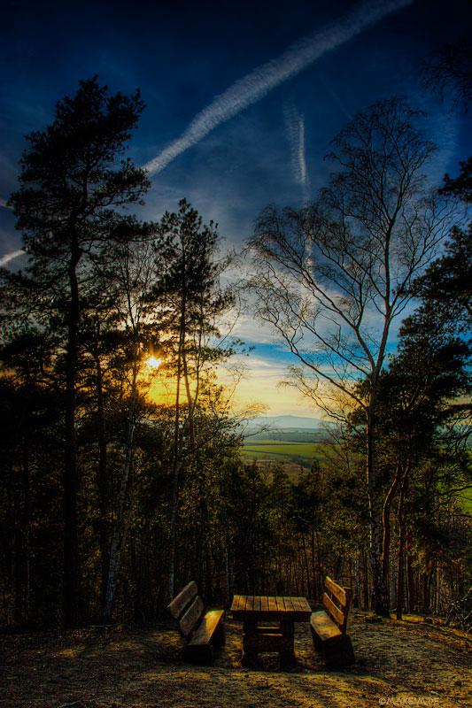 photo "sonnen Untergang mit Brocken Blick" tags: landscape, travel, Europe