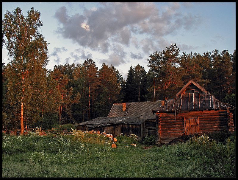 фото "Отражение восхода" метки: пейзаж, закат, лес, лето