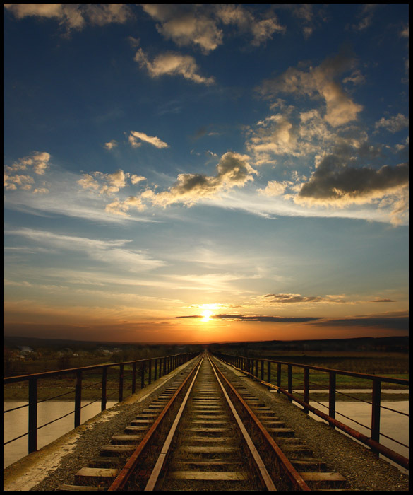 photo "***" tags: landscape, clouds, sunset