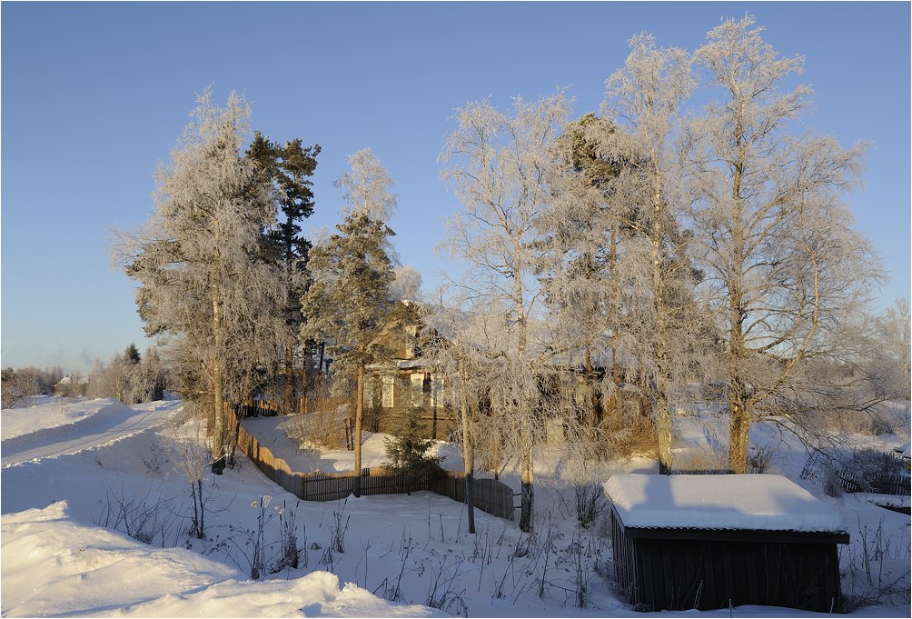 photo "... Winter lived in the hut (from the Russian song)" tags: landscape, winter