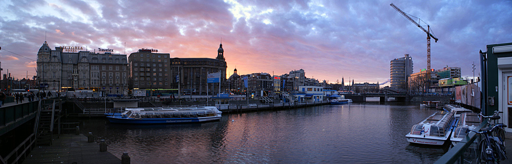 photo "Central Sation sunset" tags: travel, city, Europe
