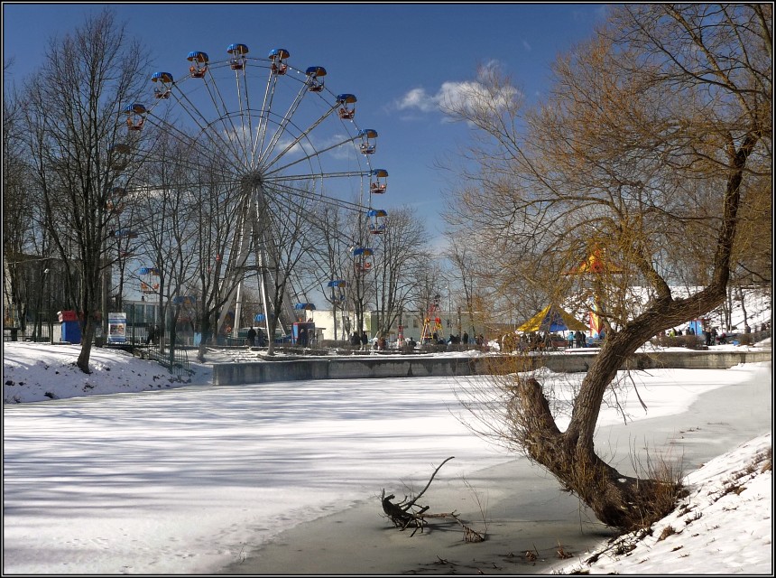 photo "Flexibility" tags: landscape, city, spring