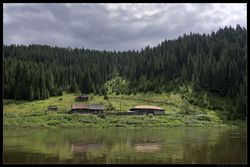 photo "Village... / 0178_0111" tags: landscape, forest, summer