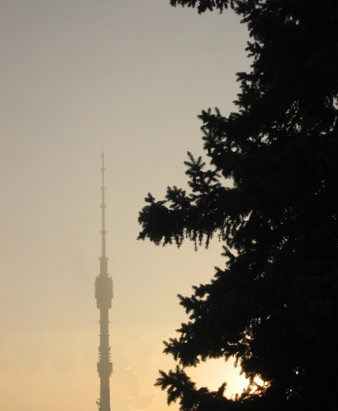 photo "***" tags: landscape, architecture, sunset