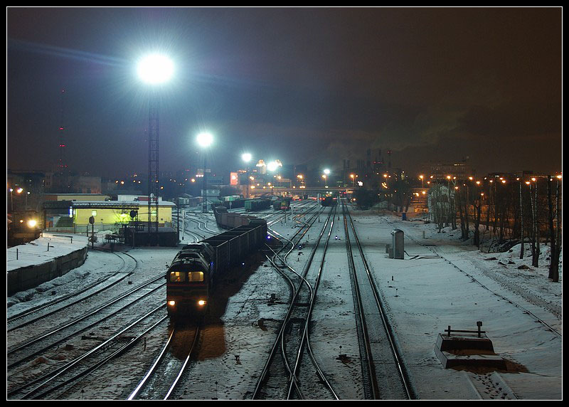 photo "Night stars" tags: architecture, landscape, 