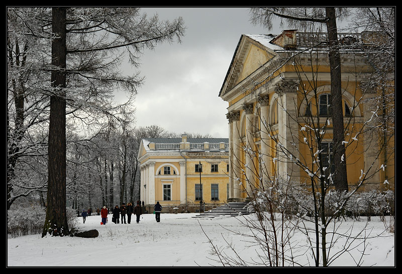 фото "Александровский дворец в Пушкине" метки: архитектура, пейзаж, зима