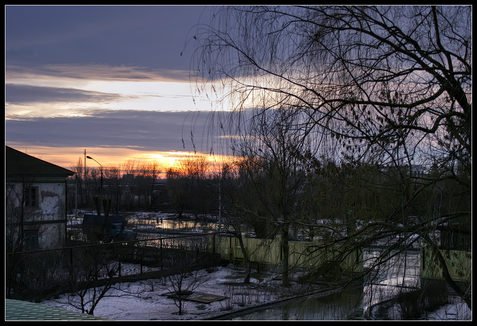 photo "Spring sunset" tags: , 