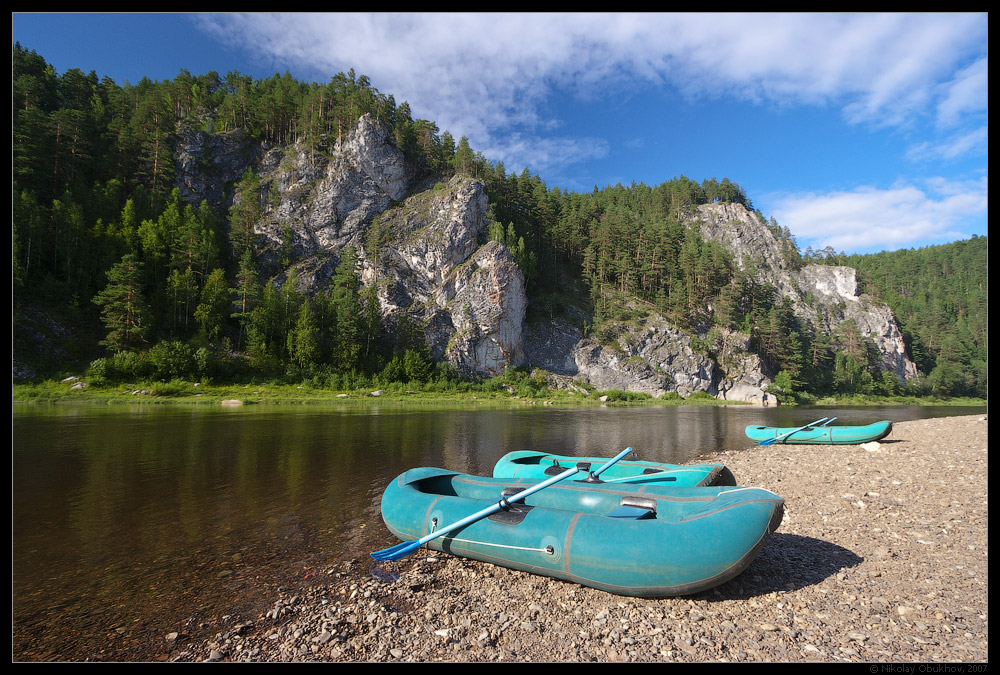 photo "On Chusovaya river / 0179_0020" tags: landscape, mountains, rocks, summer