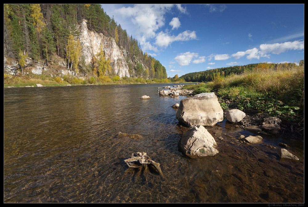 photo "Chusovaya river / 0182_0041" tags: landscape, autumn, mountains, rocks