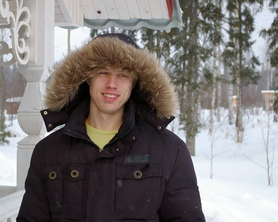 photo "guy from the north" tags: portrait, landscape, man, winter