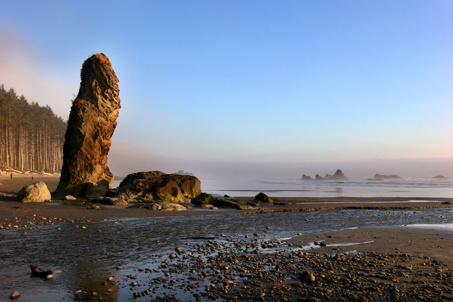 photo "Cyclopus Erectus" tags: landscape, sunset, water