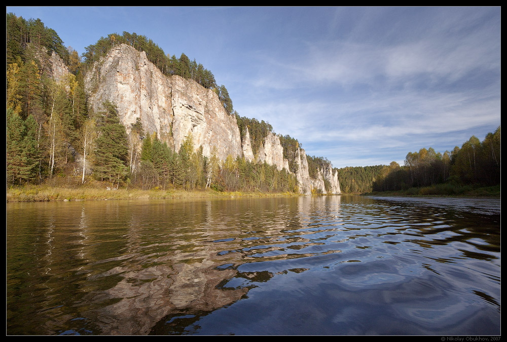 photo "Chusovaya river / 0182_0112" tags: landscape, autumn, mountains, rocks