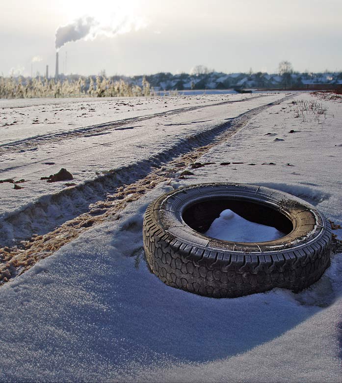 photo "Winter roud." tags: landscape, architecture, winter