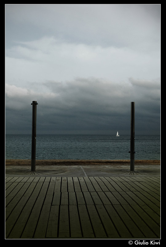 photo "la puerta del mar" tags: landscape, clouds, water