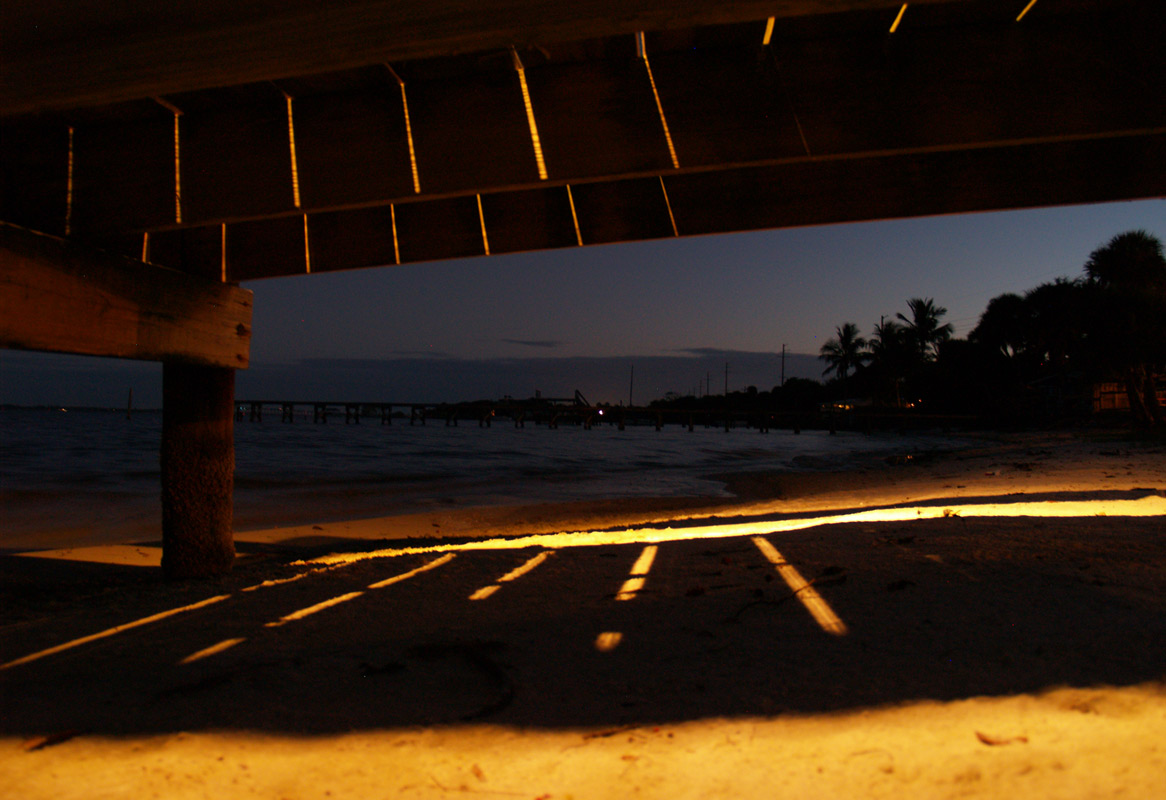 photo "Night under Under the Dock" tags: , 