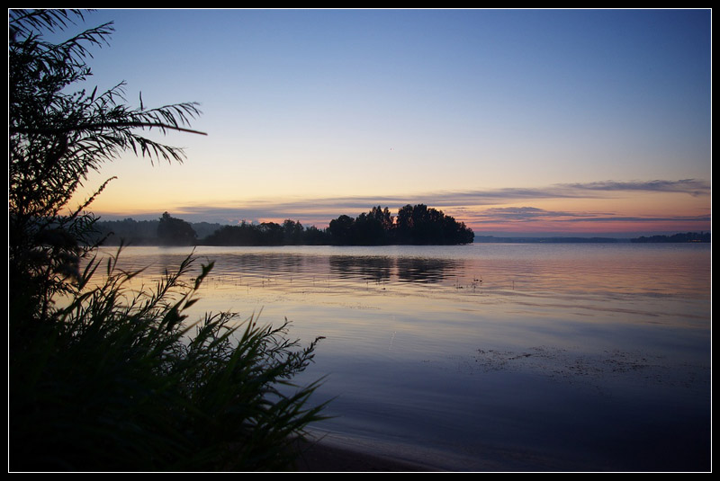 photo "Declines" tags: landscape, sunset, water