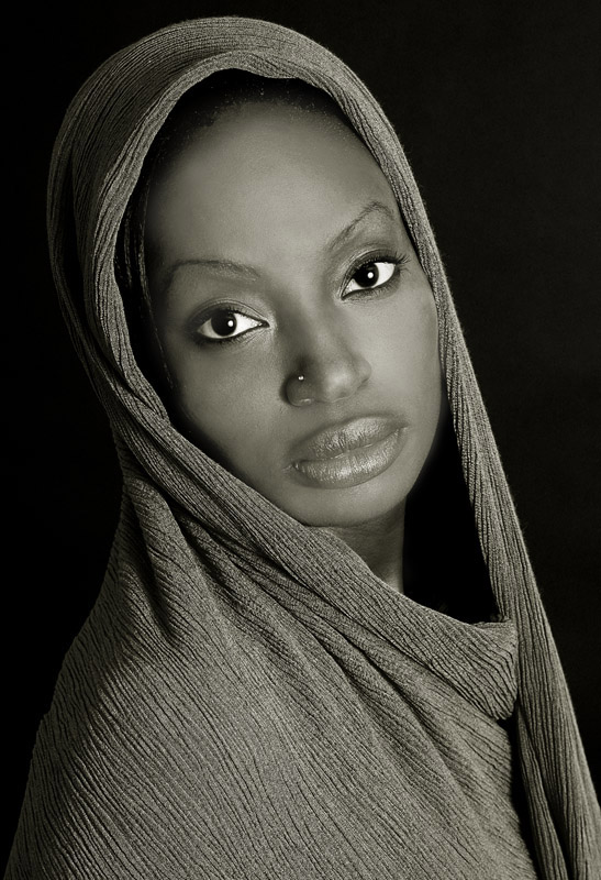 фото "A woman from Uganda" метки: черно-белые, портрет, женщина