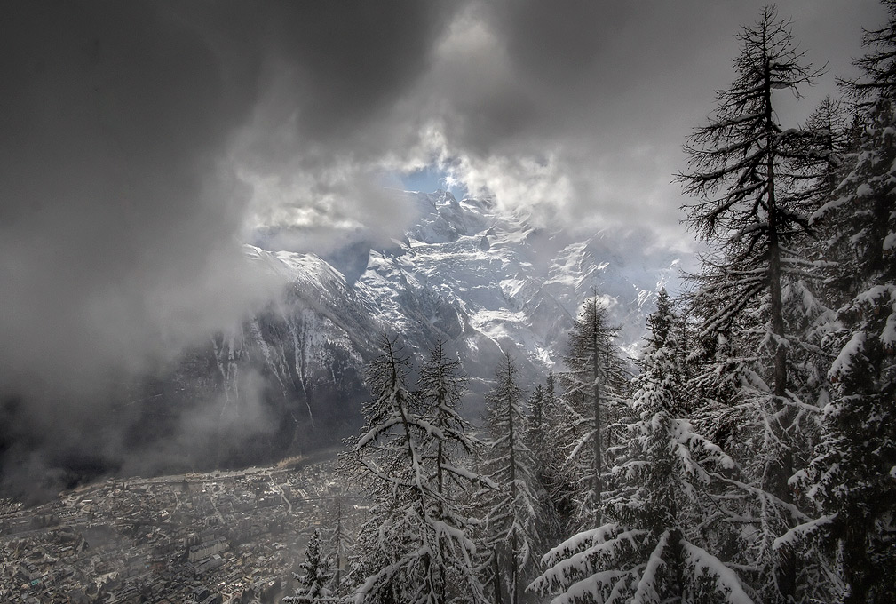 фото "В небеса" метки: пейзаж, горы, зима