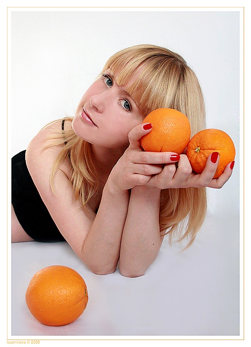 фото "Апельсиновая" метки: портрет, женщина