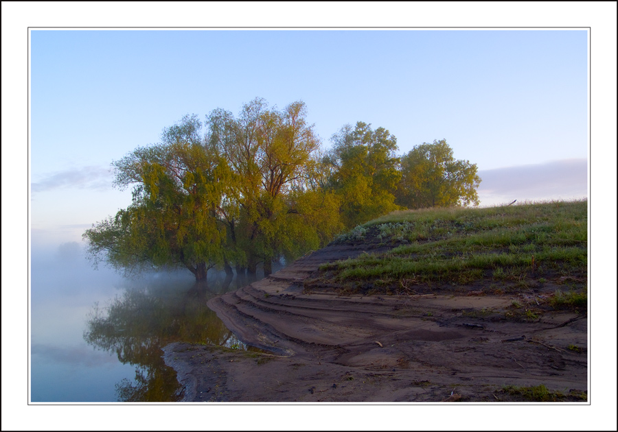 фото "Утро у сонной реки" метки: пейзаж, весна, вода