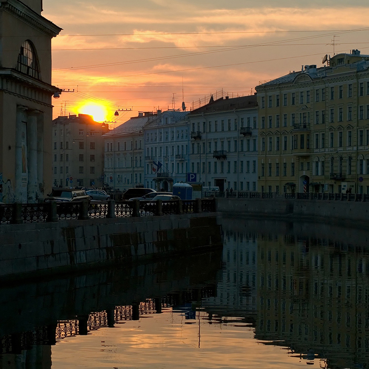 фото "Закат на Мойке (2)" метки: архитектура, пейзаж, 