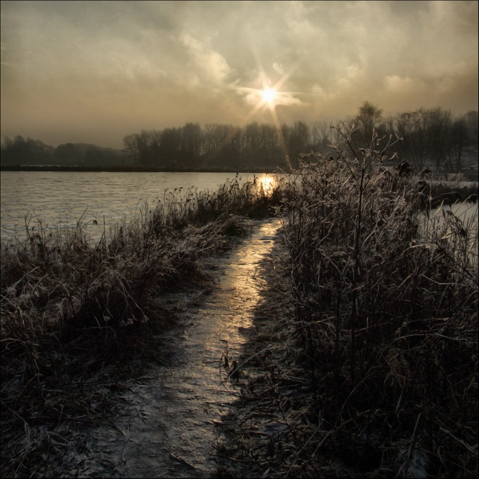 photo "***" tags: landscape, sunset, winter