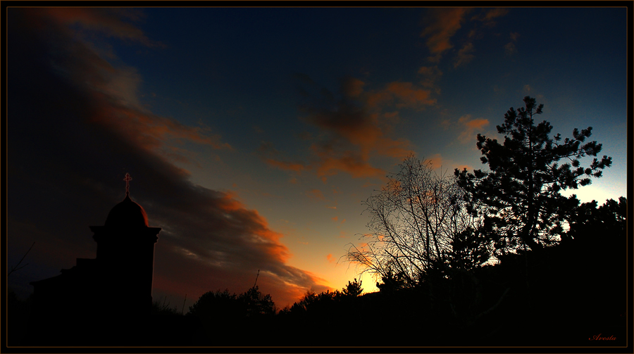 photo "Further only sky..." tags: landscape, sunset