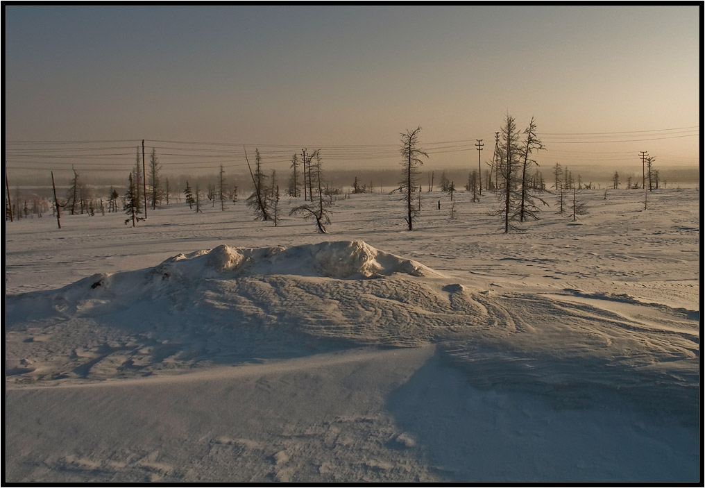 фото "Заполярное утро" метки: пейзаж, зима
