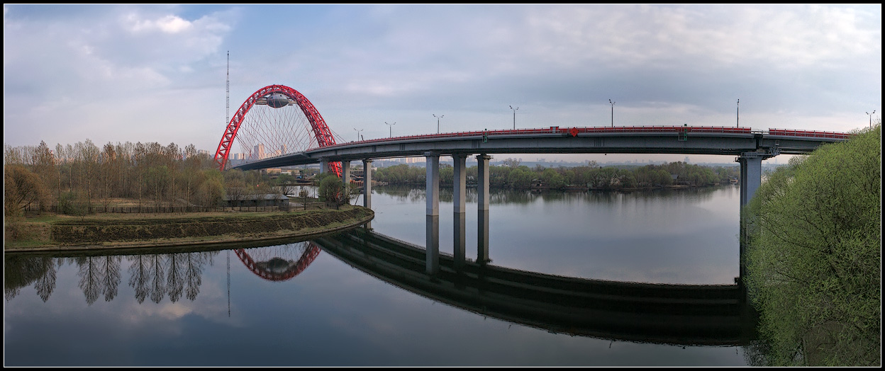 photo "Spring panorama Moscow" tags: , 