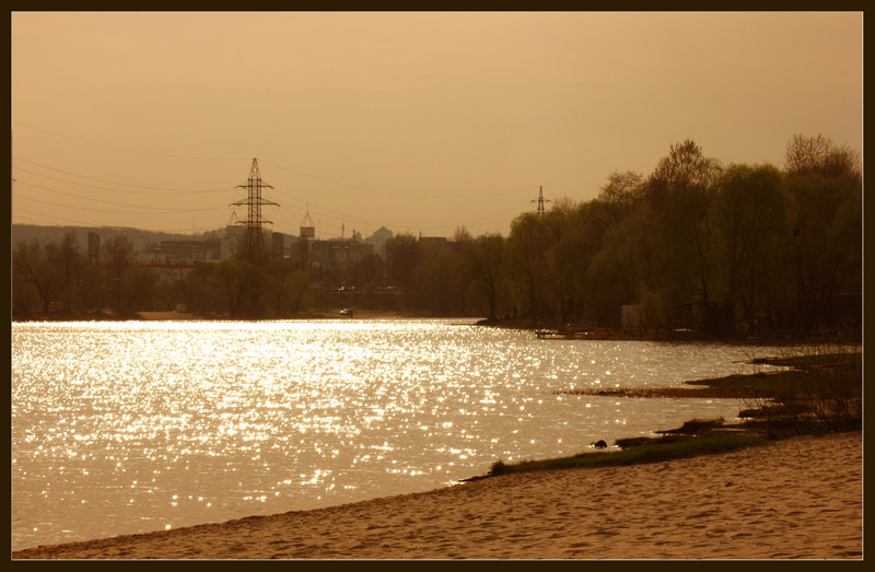 photo "***" tags: landscape, sunset, water