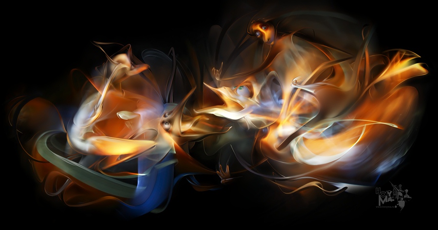 photo "9515 ("The painting of light - 2008")" tags: abstract, digital art, 