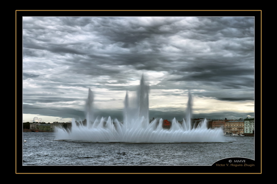 photo "Big fountain" tags: landscape, architecture, water