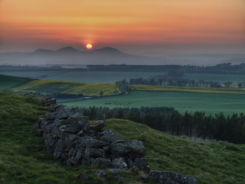 фото "Scottish Borders Sunset" метки: пейзаж, горы, закат