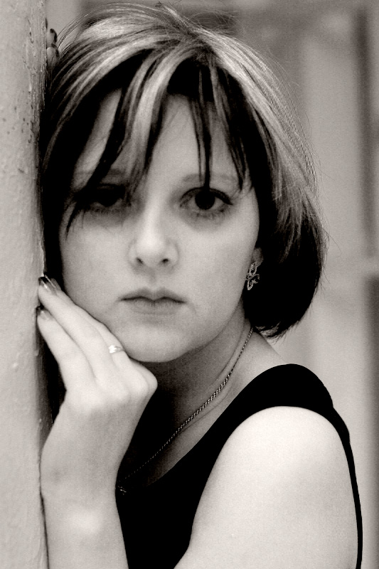 фото "Анастасия в смятении" метки: портрет, черно-белые, женщина