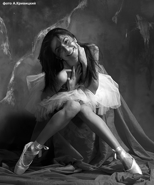 photo "Фотоспектакль "Балет". Фотоактриса Арпинэ." tags: portrait, black&white, woman