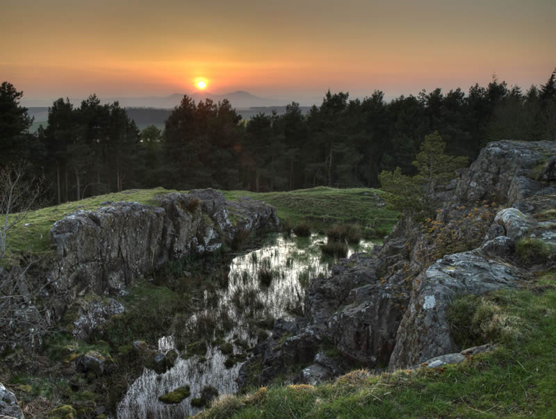 photo "Peniel Heugh, Scottish Borders" tags: landscape, mountains, sunset