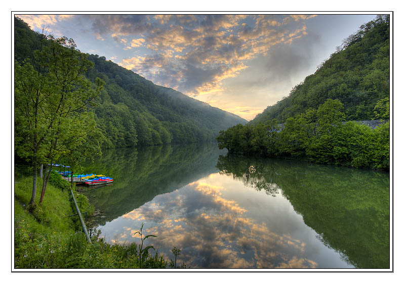 фото "Ozero Hamori" метки: пейзаж, вода, горы