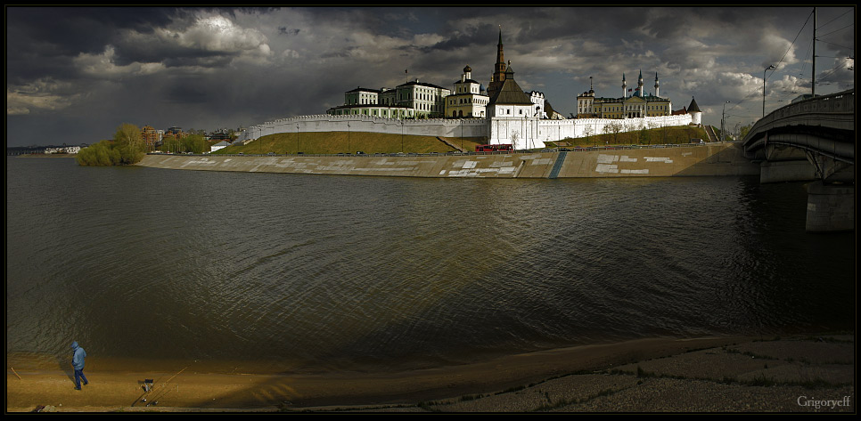 photo "Kazan kremlin. Fishing" tags: architecture, landscape, 
