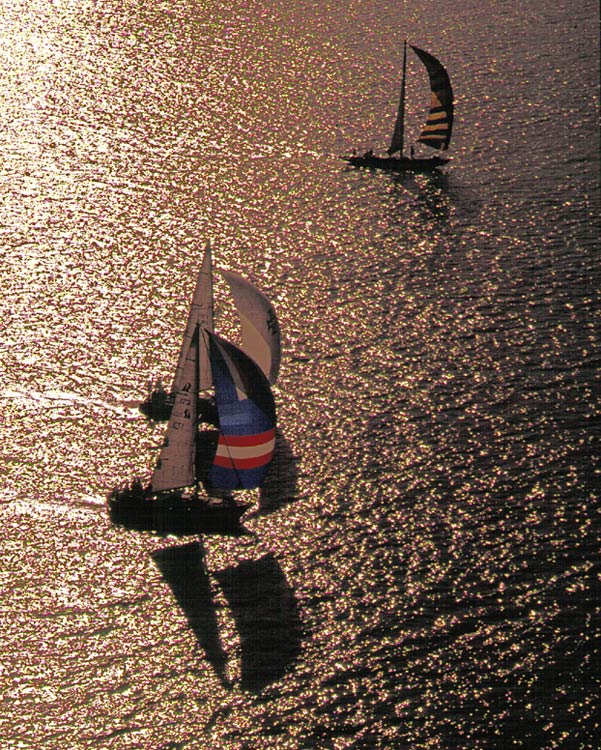 фото "Sails in the Sunset" метки: спорт, пейзаж, лето