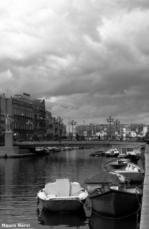 photo "clouds in the channel" tags: landscape, water