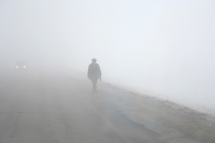фото "Дорога,туман..." метки: пейзаж, 