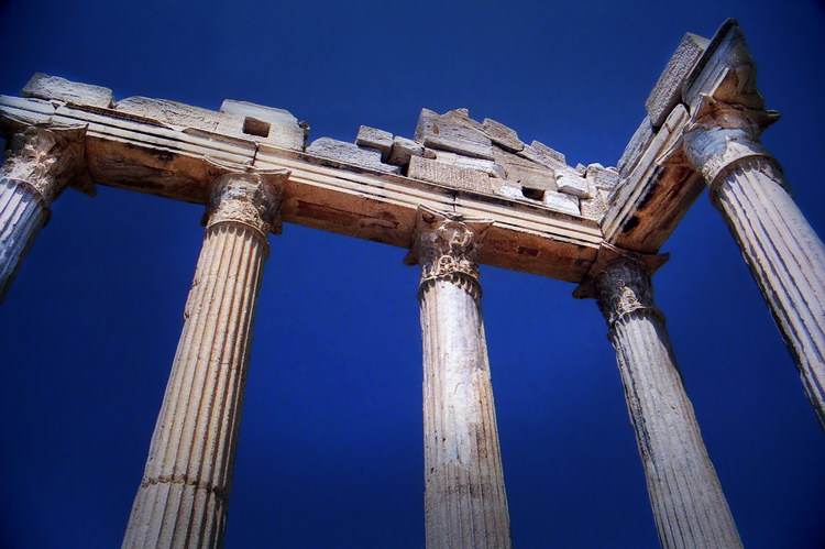 photo "Hellenistic Temple in Side" tags: travel, architecture, landscape, Asia