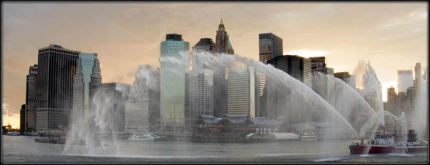 photo "NY, fireboat" tags: architecture, travel, landscape, North America