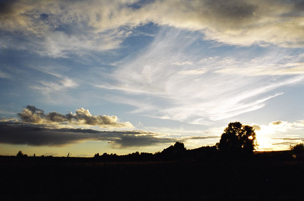 photo "Decline" tags: landscape, clouds, sunset