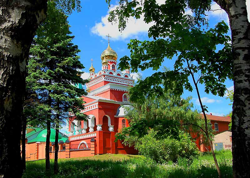 фото "Храм среди лета" метки: архитектура, пейзаж, 