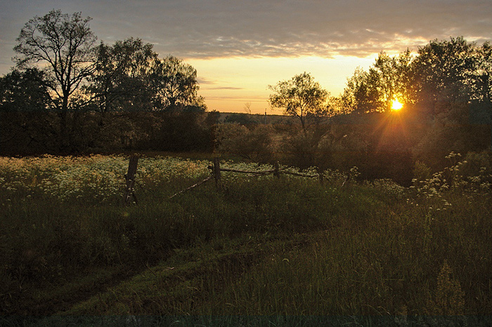 photo "***" tags: landscape, summer, sunset