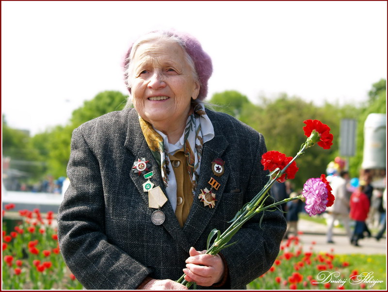 photo "This Victory Day." tags: portrait, genre, woman